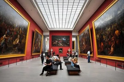 A Louvre, a virtuális túra a múzeum, fotók