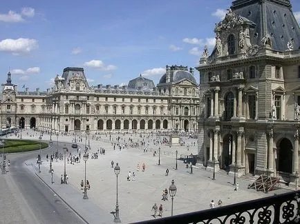 A Louvre, a virtuális túra a múzeum, fotók