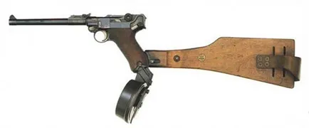 pistol german Luger, caietul de sarcini și a dispozitivului, dezasamblare și asamblare, lumea