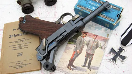 pistol german Luger, caietul de sarcini și a dispozitivului, dezasamblare și asamblare, lumea