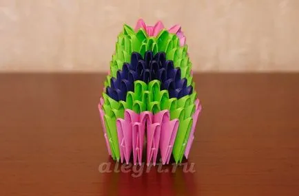 schema de pește Origami, pas cu pas fotografii și o lecție video de pentru copii