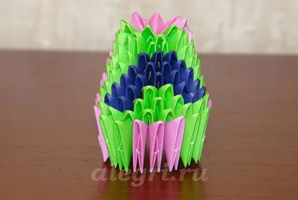 schema de pește Origami, pas cu pas fotografii și o lecție video de pentru copii