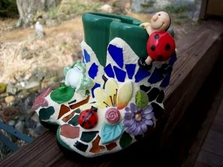 Mozaicul originale propriile mâini decor de ceramică sparte