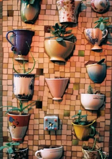 Mozaicul originale propriile mâini decor de ceramică sparte