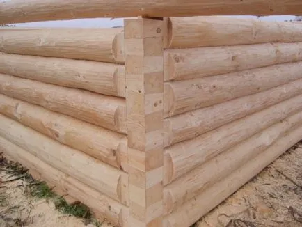 Finisarea unei case din lemn în afara propriile lor mâini