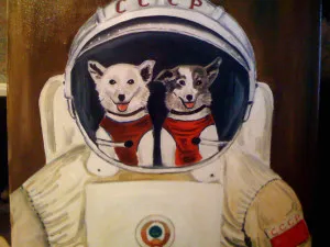 Primii caini astronauți - Belka și Strelka, Laika