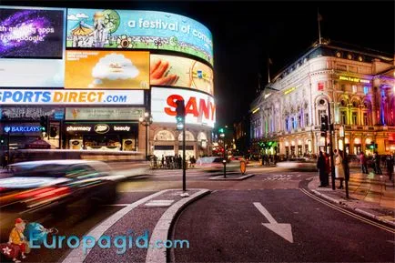 Piccadilly Circus din Londra