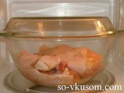 Пилаф с пиле в микровълновата рецепти със снимки