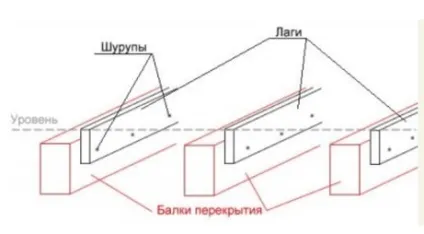 Лаги для підлоги розмір, відстань кроку, інструкція з укладання