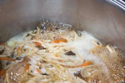 Локшина грибна - рецепт сучасної домашньої кухні з фото (сучасна домашня кухня) Локшина грибна - рецепт сучасної домашньої кухні з фото