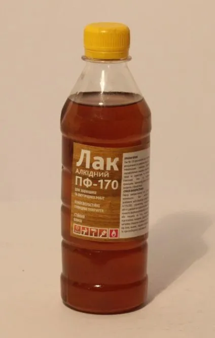 Лак ПФ-170 технічні характеристики, застосування (ПФ-170) Лак ПФ-170 технічні характеристики, застосування