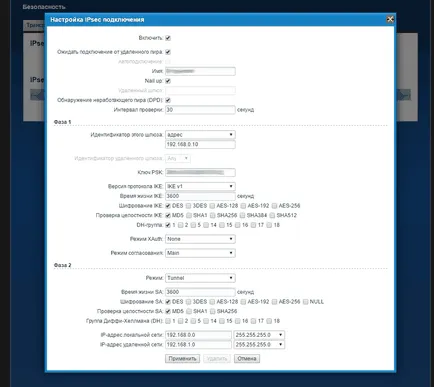 Conectarea la un router ZYXEL la distanță pentru VPN IPSec prin strongswan pe 14lts fără cap Ubuntu,