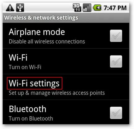 Csatlakoztassa az iPhone, iPod touch vagy Android telefonok a Wi-Fi hálózathoz