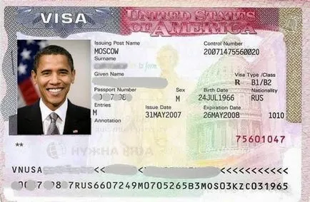 Megszerzése amerikai vízumot
