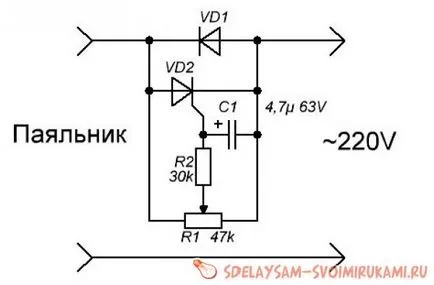 Simplu de control al temperaturii de lipit de fier, o clasă de master, cu propriile lor mâini