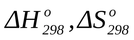 Изчисляване на промяната в енергията на химическа реакция при стандартна температура Gibbs