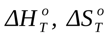 Изчисляване на промяната в енергията на химическа реакция при стандартна температура Gibbs