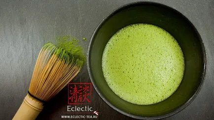 Sub formă de pudră Matcha ceai verde