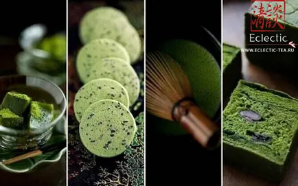 Смлени на прах, зелен чай Matcha