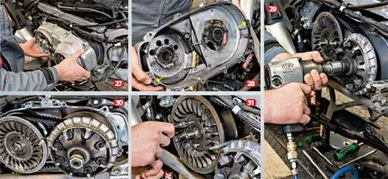 Repararea variator șapte vaiuri - un singur răspuns - revista Moto - Moto-revista - în spatele roții