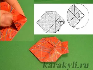 Fish Origami pentru copii cu vârsta de 6-7 ani, Scribble
