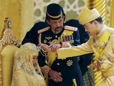 Luxus esküvő Prince Brunei és programozó