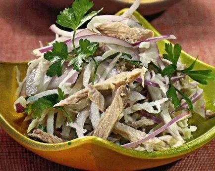 Daikon saláta receptek fotókkal, kalória