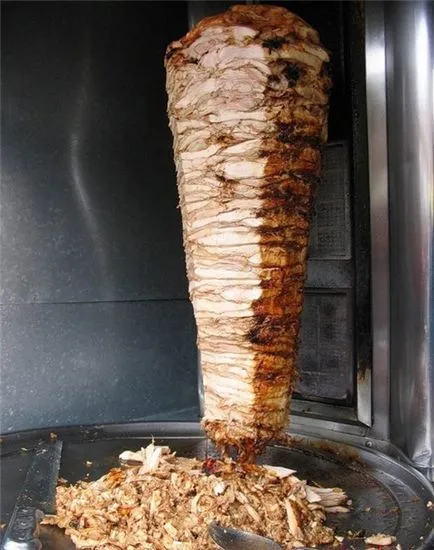 Shawarma otthon, és főzzük Shawarma - Receptek képekkel