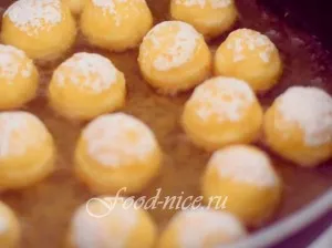 Sajt golyók - lépésről lépésre recept fotók