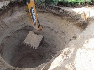 Drain gödör beton gyűrűk kezük