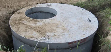 Drain gödör beton gyűrűk kezük