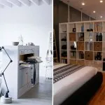 Dormitor și camera de zi într-o singură cameră - Design