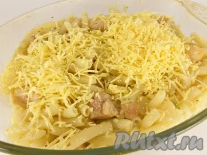 Макарони з м'ясом в духовці - рецепт з фото