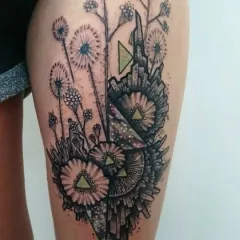 Tattoo pitypang - érték tetoválás minták és képek