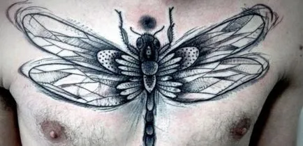 Tattoo - Dragonfly értéke lányok, fiúk, és az övezetben