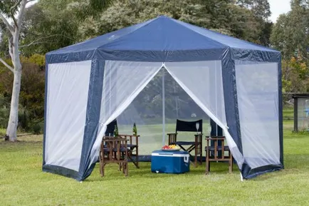 Палатки, Палатки за вили (38 снимки) с комарници видео инструкция за избор на селска къща с техния