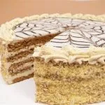 Cake „Esterházy”, egy klasszikus recept lépésről lépésre fotók