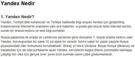 Турският Türk Yandex Yandex