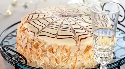 Cake „Esterházy”, egy klasszikus recept lépésről lépésre fotók