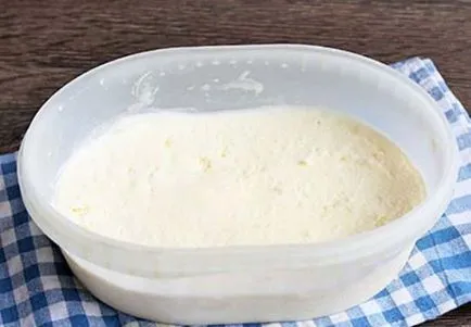 Fagylalt torta „jégkrémet” lépésről lépésre recept fotók