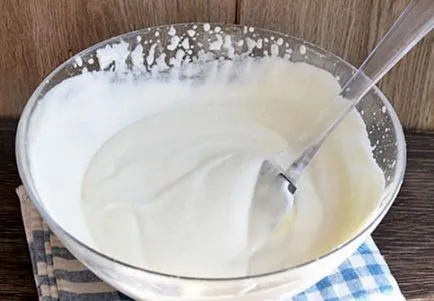 Fagylalt torta „jégkrémet” lépésről lépésre recept fotók