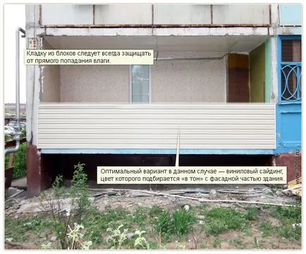 Eliminarea balcoane parapet