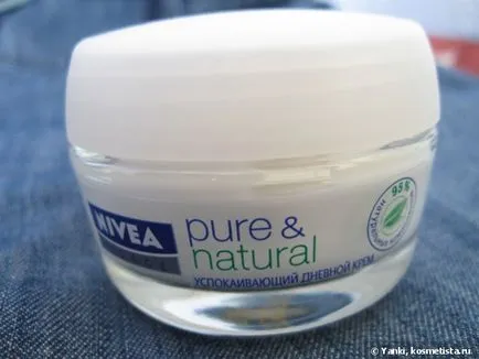 Crema de zi calmantă pur - natural prin comentarii nivea