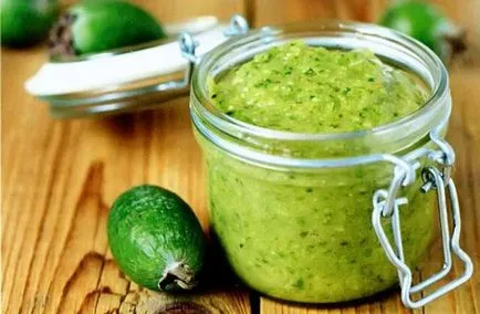 Jam употреба Feijoa, стъпка по стъпка рецепта със снимки