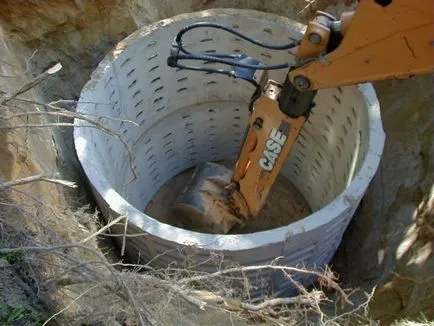 Pöcegödör beton gyűrűk - egyszerű és olcsó