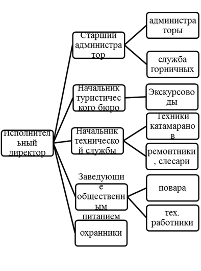 Персоналът на профила туристически центрове, на организацията на тяхната работа - организацията на работа на персонала