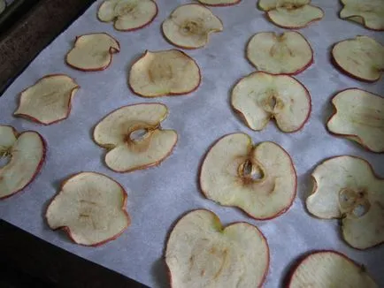 Apple chipek, alma chips recept