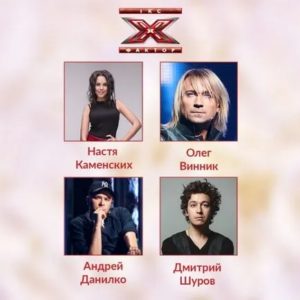 X-Faktor - Season 8 Ukrajna nevű új bírák