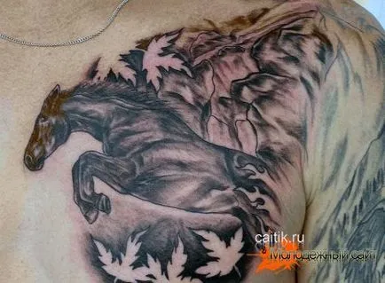 Înțeles horse tatuaje - poze tatuaj