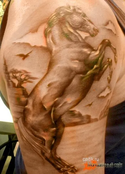 Înțeles horse tatuaje - poze tatuaj